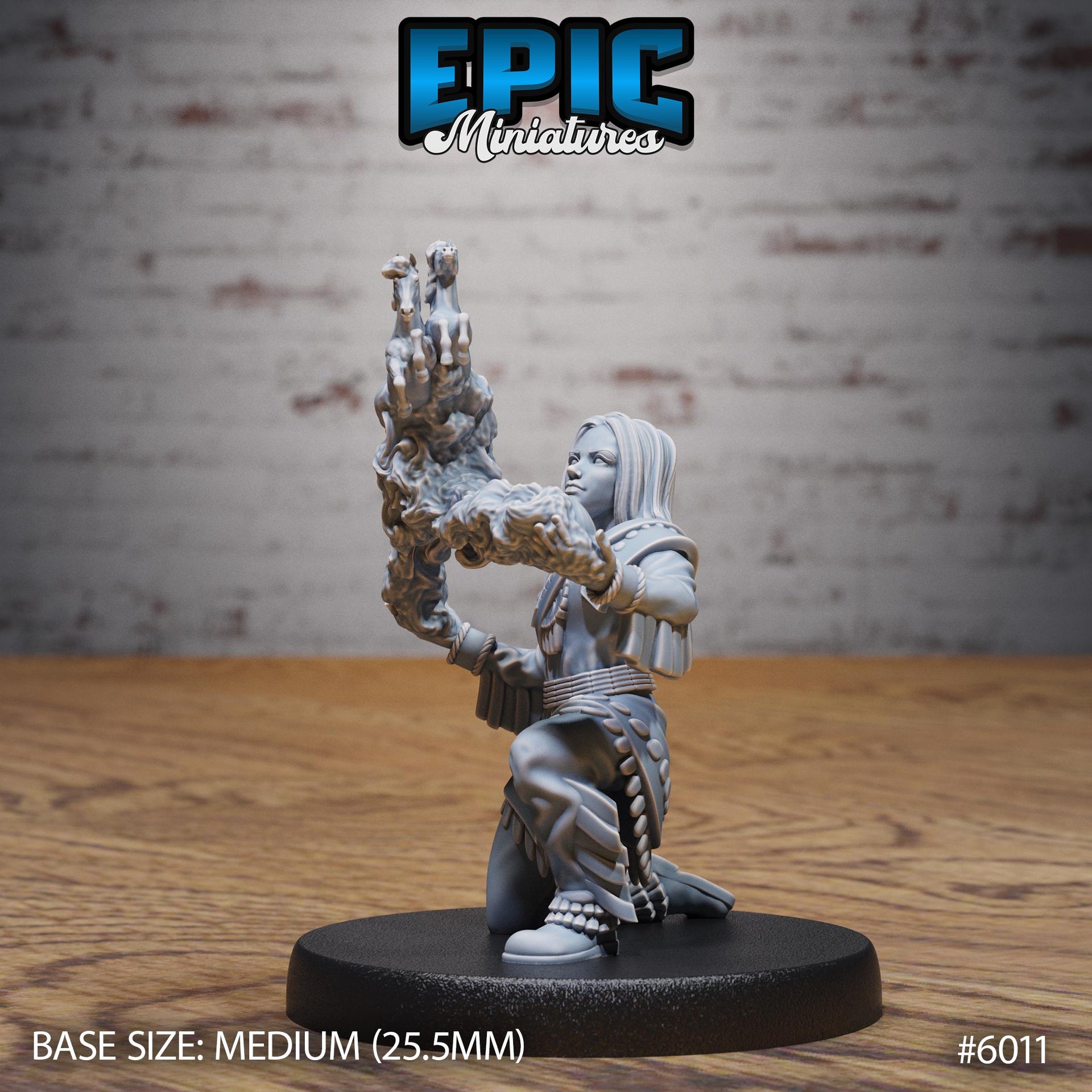 Native Tribe. Weird West indigenous Villagers - Epic Miniatures | Native Magic | 28mm and 32mm | Wargaming | DnD | Tabletop Roleplaying
