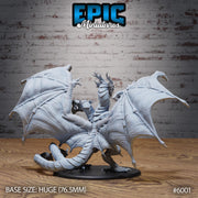 Trinity Horned Wyvern - Epic Miniatures | Native Magic | 28mm and 32mm | Wargaming | DnD | Tabletop Roleplaying