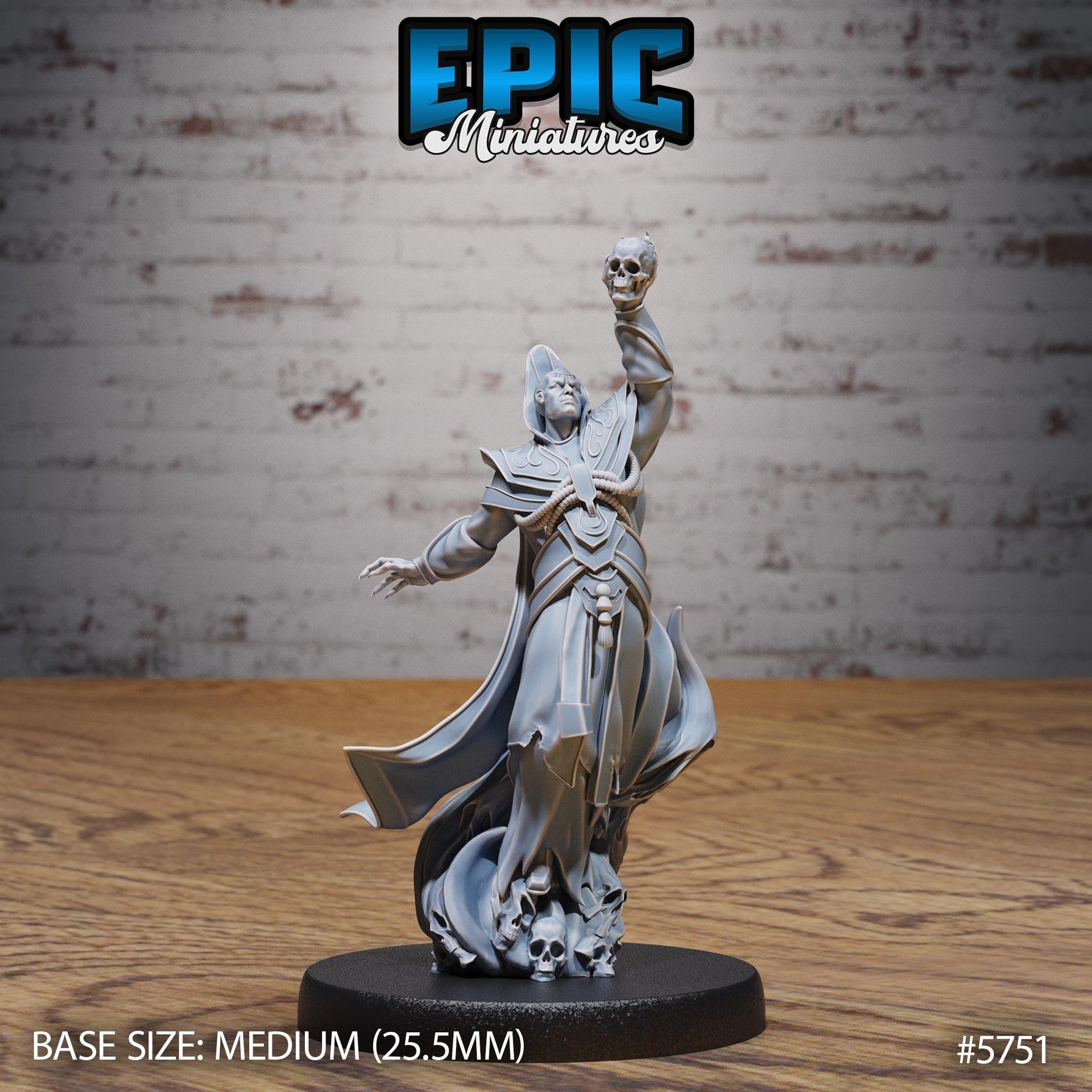 All-Seeing Eye Mage - Epic Miniatures | Cultist Circle | 28mm and 32mm | Wargaming | DnD | Tabletop Roleplaying