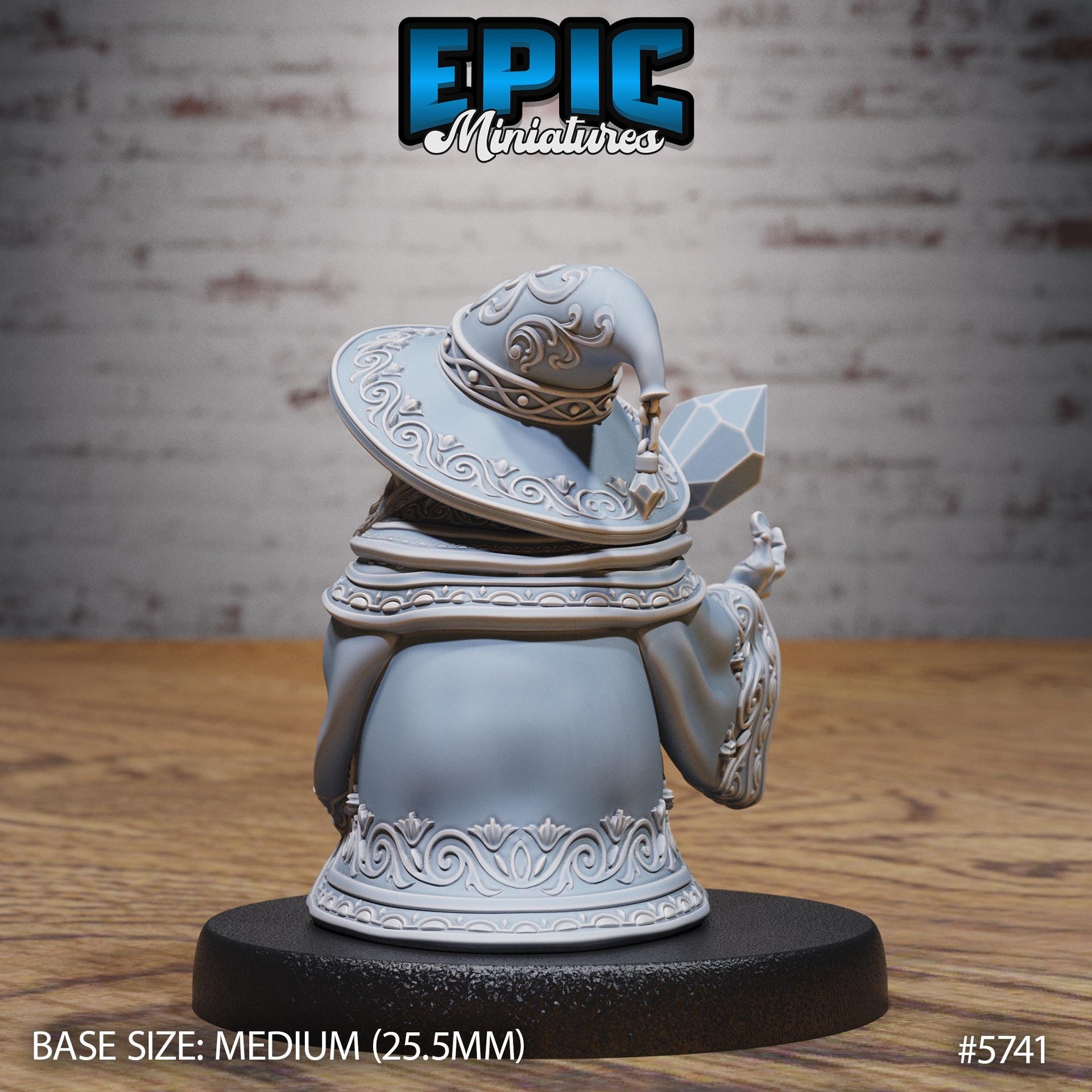 Frog Wizard - Epic Miniatures | Cultist Circle | 28mm and 32mm | Wargaming | DnD | Tabletop Roleplaying