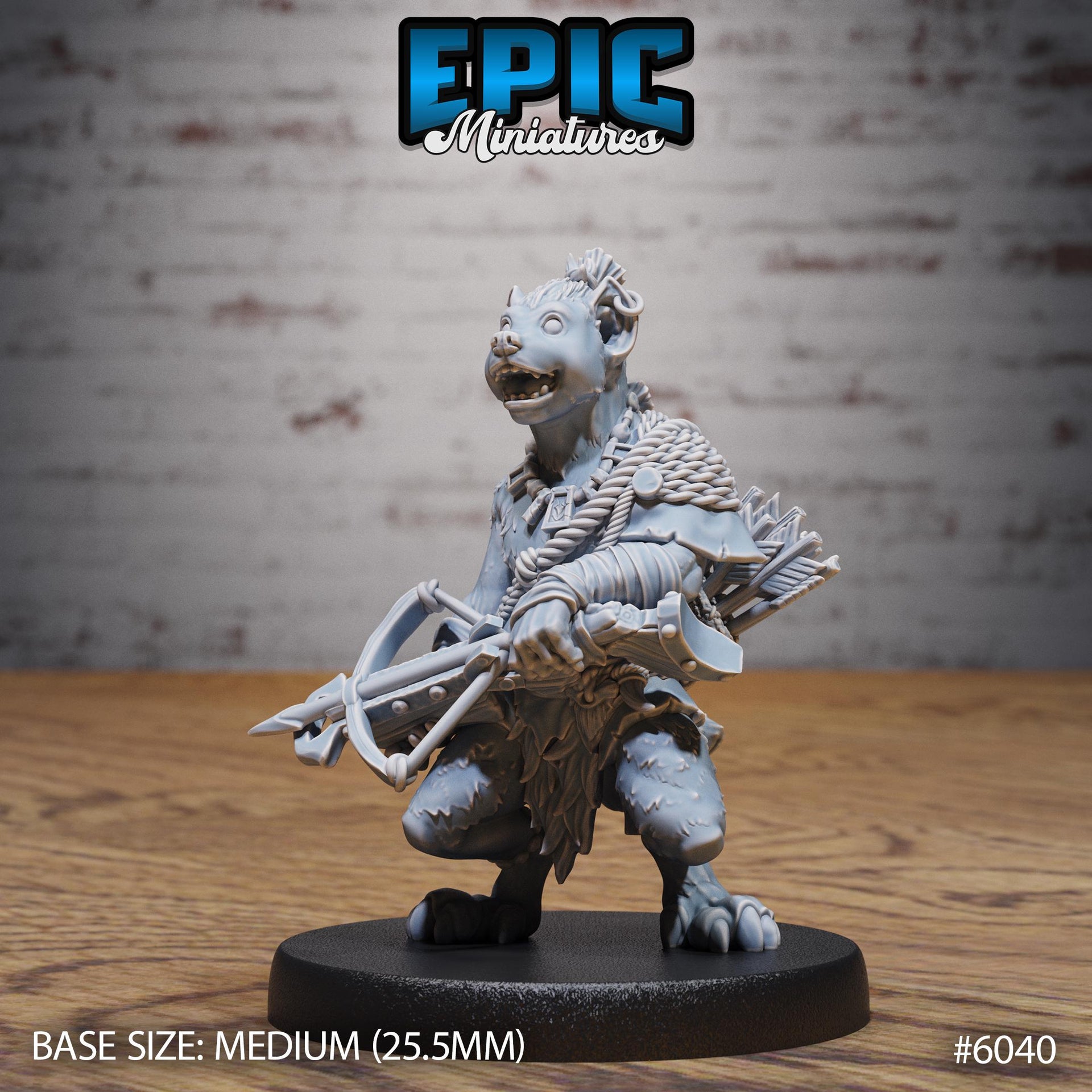 Young Gnoll - Epic Miniatures | Native Magic | 28mm and 32mm | Wargaming | DnD | Tabletop Roleplaying