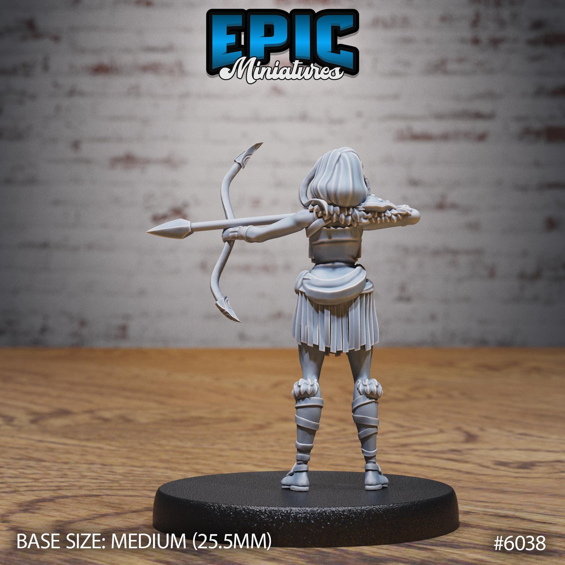 Native Girl - Epic Miniatures | Native Magic | 28mm and 32mm | Wargaming | DnD | Tabletop Roleplaying