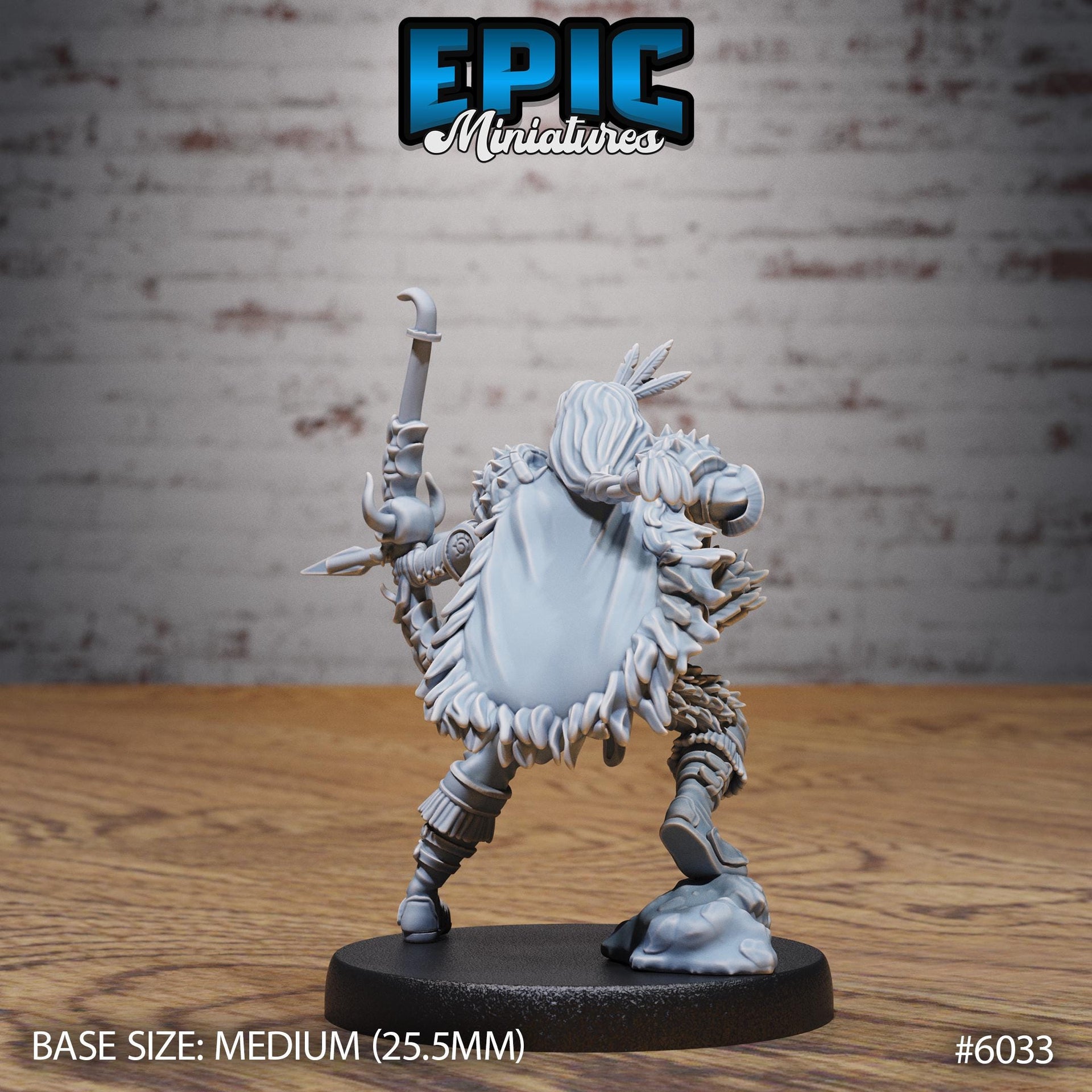 Native Adventurer - Epic Miniatures | Native Magic | 28mm and 32mm | Wargaming | DnD | Tabletop Roleplaying