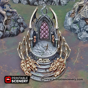 The Shadow Throne. Shadowfey Wilds, 15mm, 28mm, 32mm - Printable Scenery | 28mm and 32mm | Wargaming | DnD | Tabletop Roleplaying