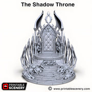 The Shadow Throne. Shadowfey Wilds, 15mm, 28mm, 32mm - Printable Scenery | 28mm and 32mm | Wargaming | DnD | Tabletop Roleplaying