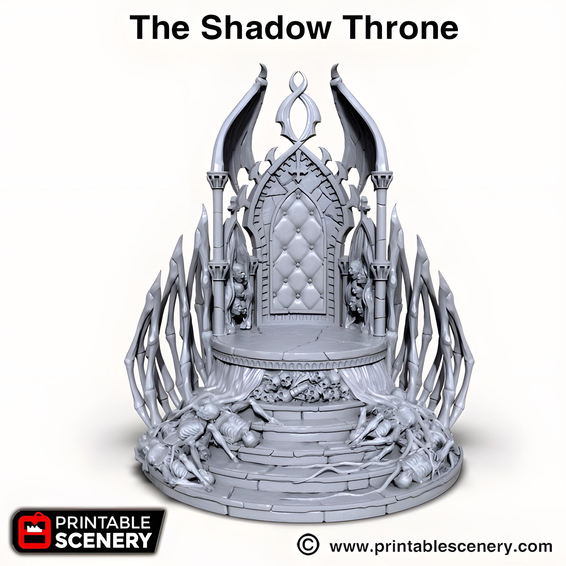 The Shadow Throne. Shadowfey Wilds, 15mm, 28mm, 32mm - Printable Scenery | 28mm and 32mm | Wargaming | DnD | Tabletop Roleplaying