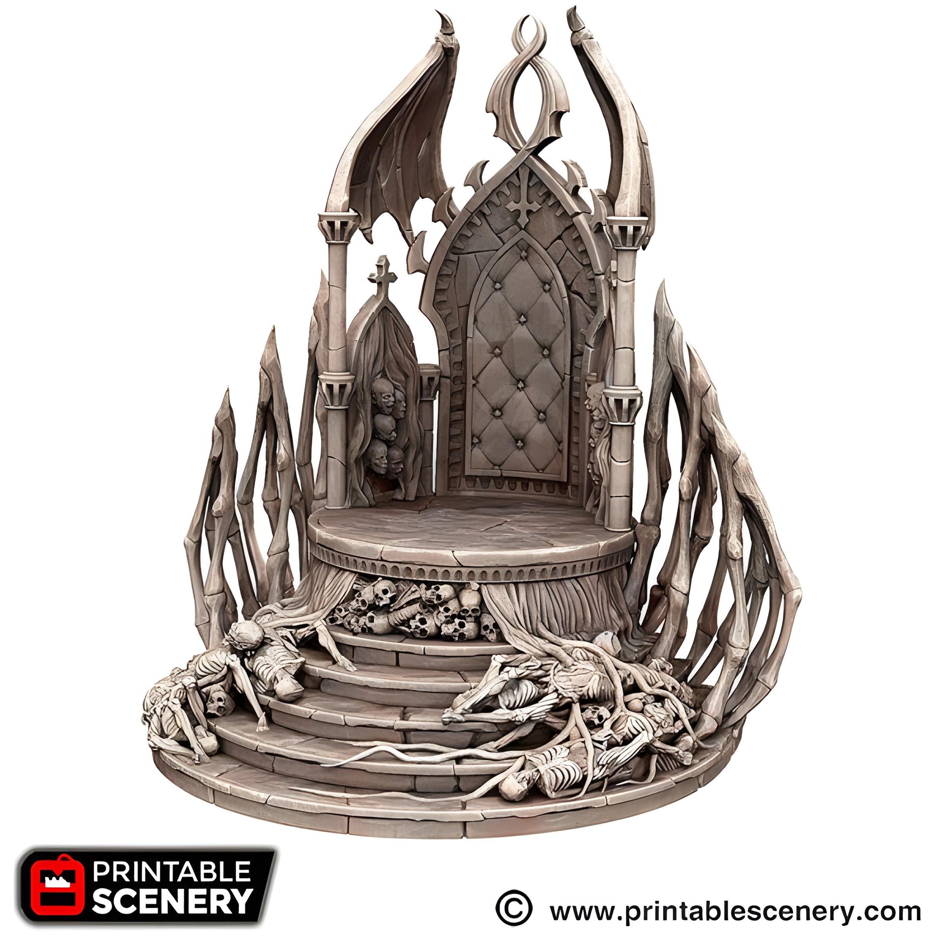 The Shadow Throne. Shadowfey Wilds, 15mm, 28mm, 32mm - Printable Scenery | 28mm and 32mm | Wargaming | DnD | Tabletop Roleplaying