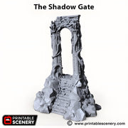 Shadows Gate. Shadowfey Wilds, 15mm, 28mm, 32mm - Printable Scenery | 28mm and 32mm | Wargaming | DnD | Tabletop Roleplaying