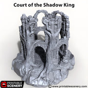 Court of the Shadowking. Shadowfey Wilds, 15mm, 28mm, 32mm - Printable Scenery | 28mm and 32mm | Wargaming | DnD | Tabletop Roleplaying
