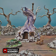 witches Hovel. Shadowfey Wilds, 15mm, 28mm, 32mm - Printable Scenery | 28mm and 32mm | Wargaming | DnD | Tabletop Roleplaying