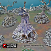 witches Hovel. Shadowfey Wilds, 15mm, 28mm, 32mm - Printable Scenery | 28mm and 32mm | Wargaming | DnD | Tabletop Roleplaying