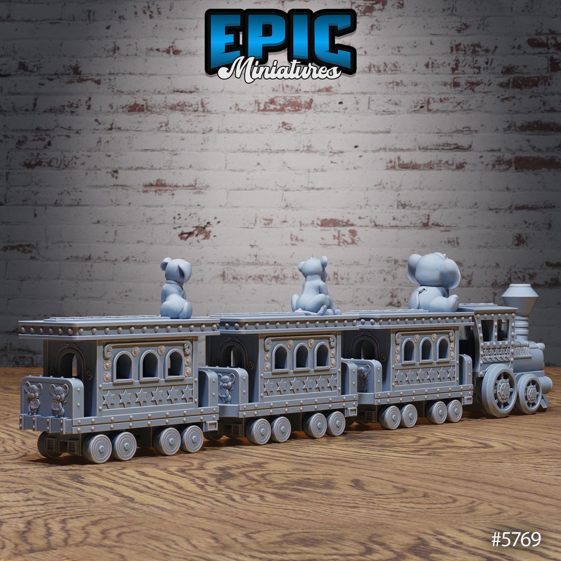 Train Ride - Epic Miniatures | Grand Carnival | 28mm and 32mm | Wargaming | DnD | Tabletop Roleplaying