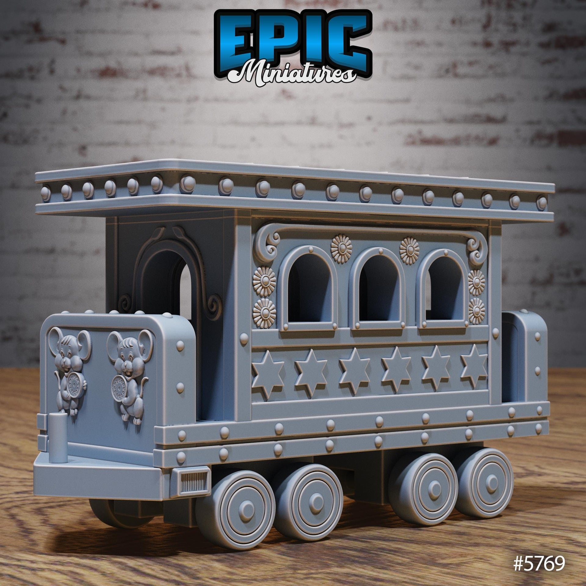 Train Ride - Epic Miniatures | Grand Carnival | 28mm and 32mm | Wargaming | DnD | Tabletop Roleplaying