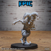 Creepy Clown Construct - Epic Miniatures | Grand Carnival | 28mm and 32mm | Wargaming | DnD | Tabletop Roleplaying