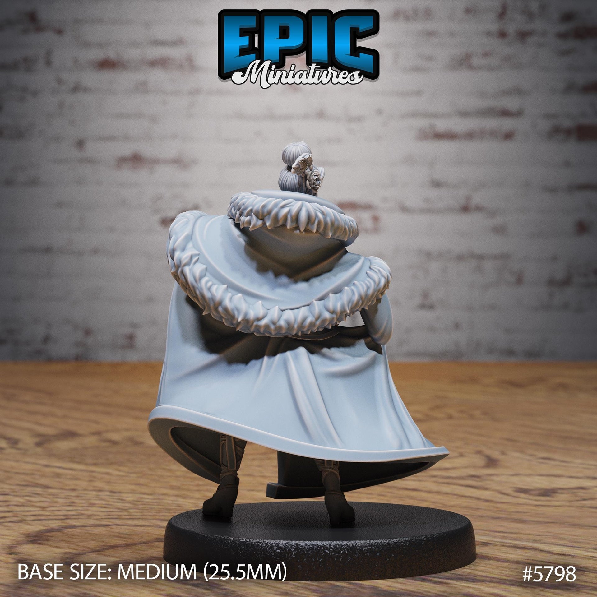 Bearded Lady - Epic Miniatures | Grand Carnival | 28mm and 32mm | Wargaming | DnD | Tabletop Roleplaying