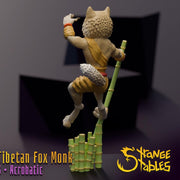 Tibetan Fox Monk - Strange Stables | 28mm and 32mm | Wargaming | DnD | Tabletop Roleplaying