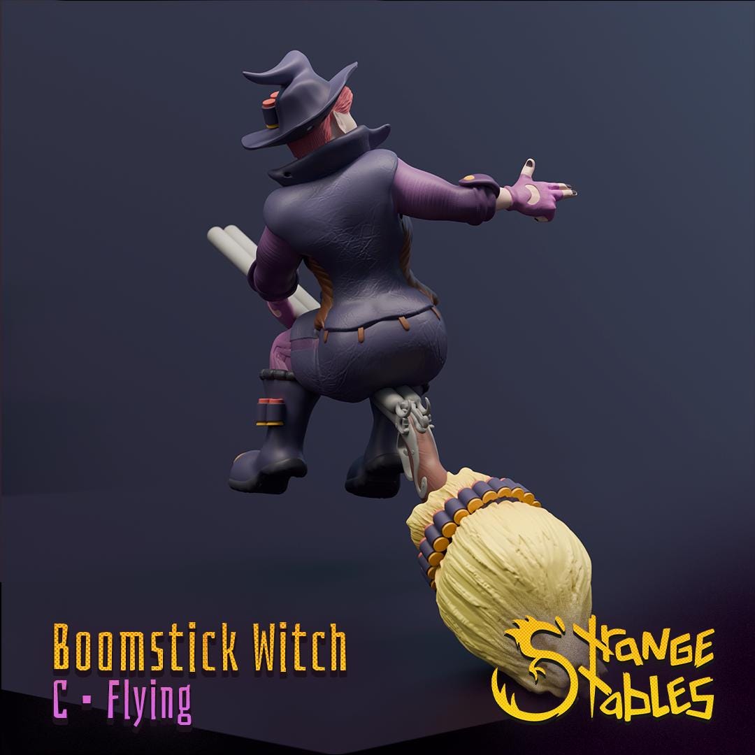 Boonstick Witch - Strange Stables | 28mm and 32mm | Wargaming | DnD | Tabletop Roleplaying