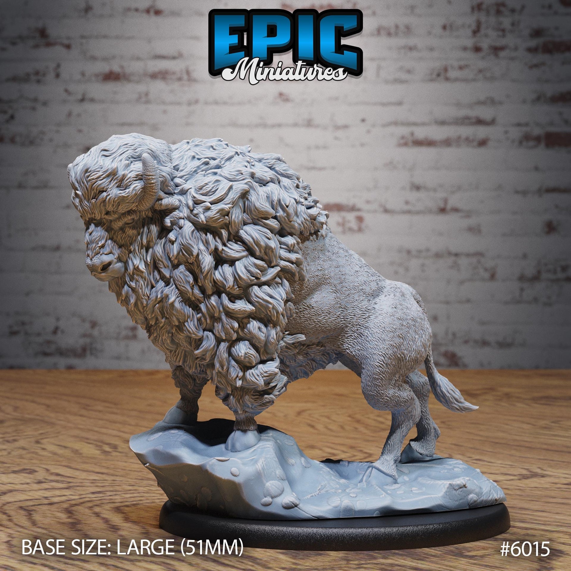 Bison - Epic Miniatures | Native Magic | 28mm and 32mm | Wargaming | DnD | Tabletop Roleplaying