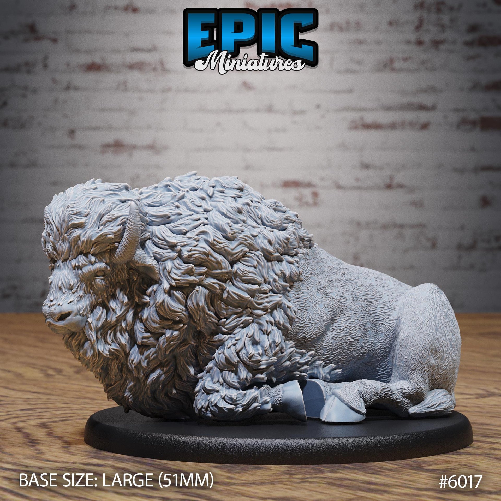 Bison - Epic Miniatures | Native Magic | 28mm and 32mm | Wargaming | DnD | Tabletop Roleplaying