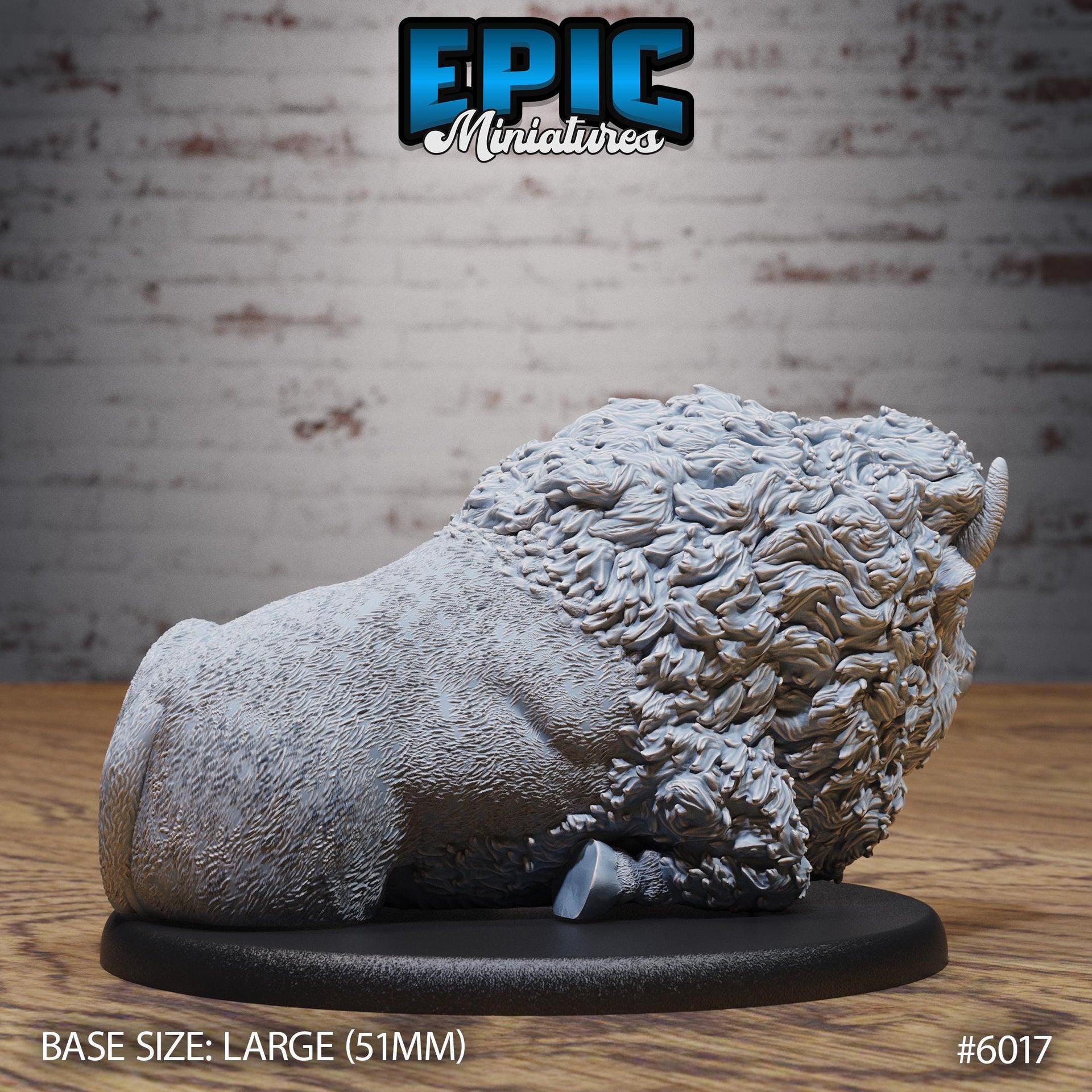 Bison - Epic Miniatures | Native Magic | 28mm and 32mm | Wargaming | DnD | Tabletop Roleplaying