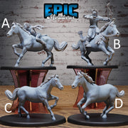 Native Tribe Horse Rider. - Epic Miniatures | Native Magic | 28mm and 32mm | Wargaming | DnD | Tabletop Roleplaying