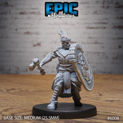 Native Tribe. Weird West indigenous Villagers - Epic Miniatures | Native Magic | 28mm and 32mm | Wargaming | DnD | Tabletop Roleplaying