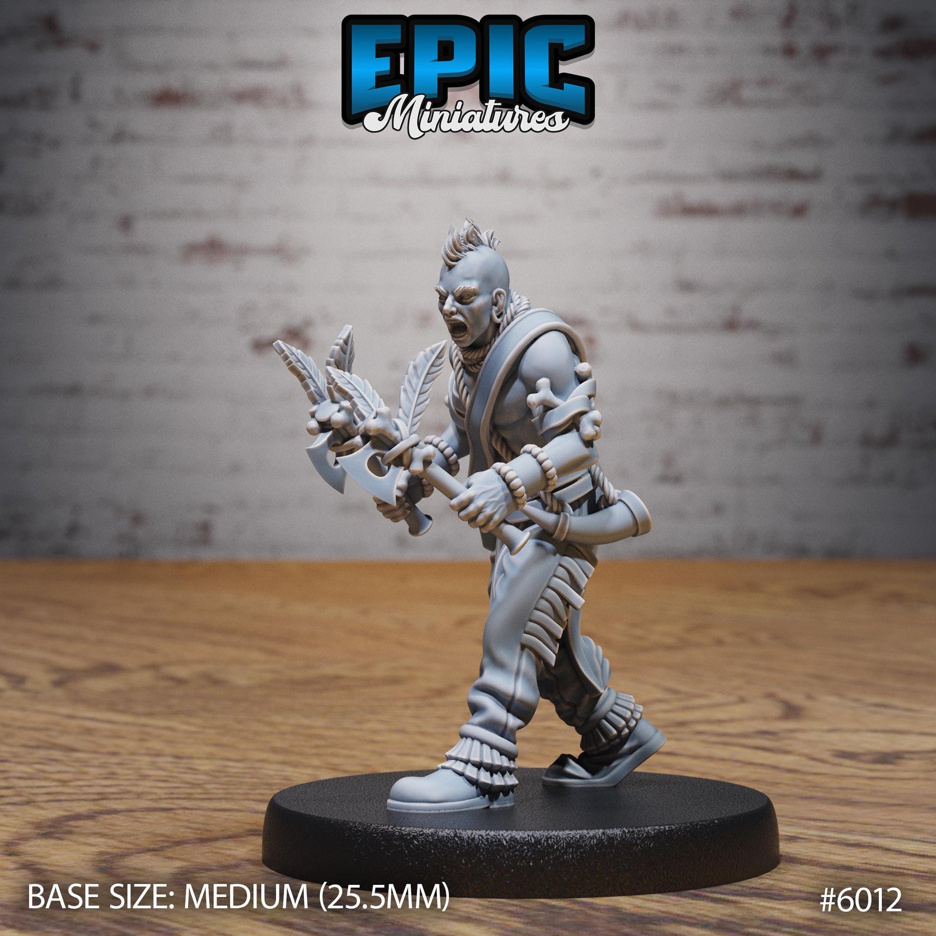 Native Tribe. Weird West indigenous Villagers - Epic Miniatures | Native Magic | 28mm and 32mm | Wargaming | DnD | Tabletop Roleplaying