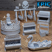 Carnival Attractions - Epic Miniatures | Grand Carnival | 28mm and 32mm | Wargaming | DnD | Tabletop Roleplaying