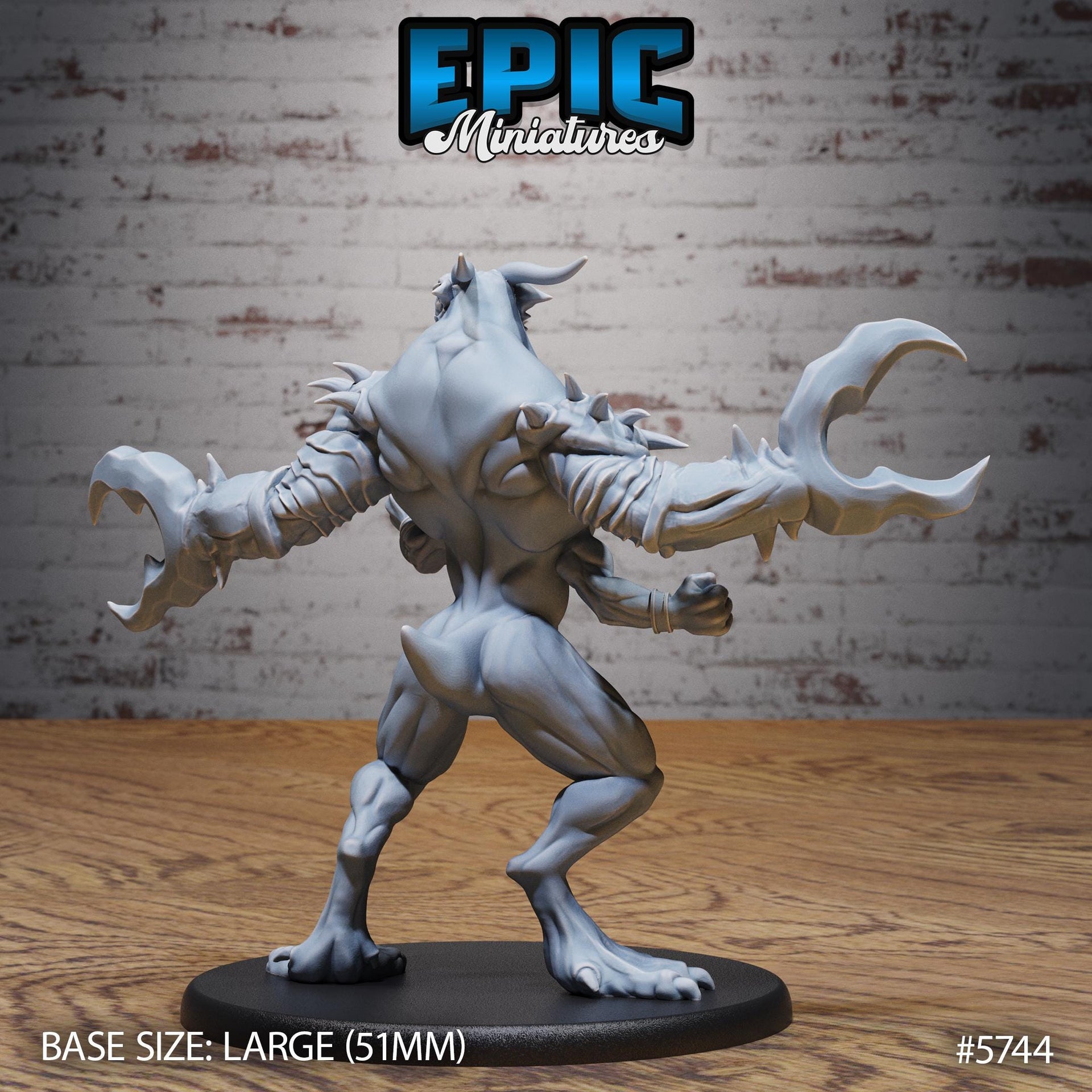 Glabrezu Classic - Epic Miniatures | Cultist Circle | 28mm and 32mm | Wargaming | DnD | Tabletop Roleplaying