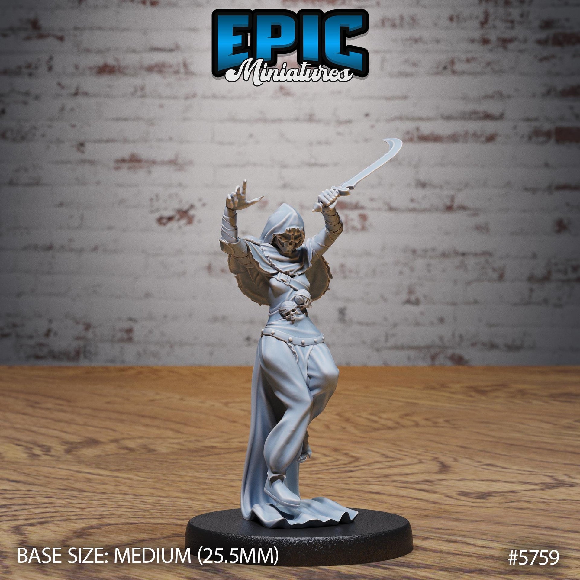 Death Assassin - Epic Miniatures | Cultist Circle | 28mm and 32mm | Wargaming | DnD | Tabletop Roleplaying