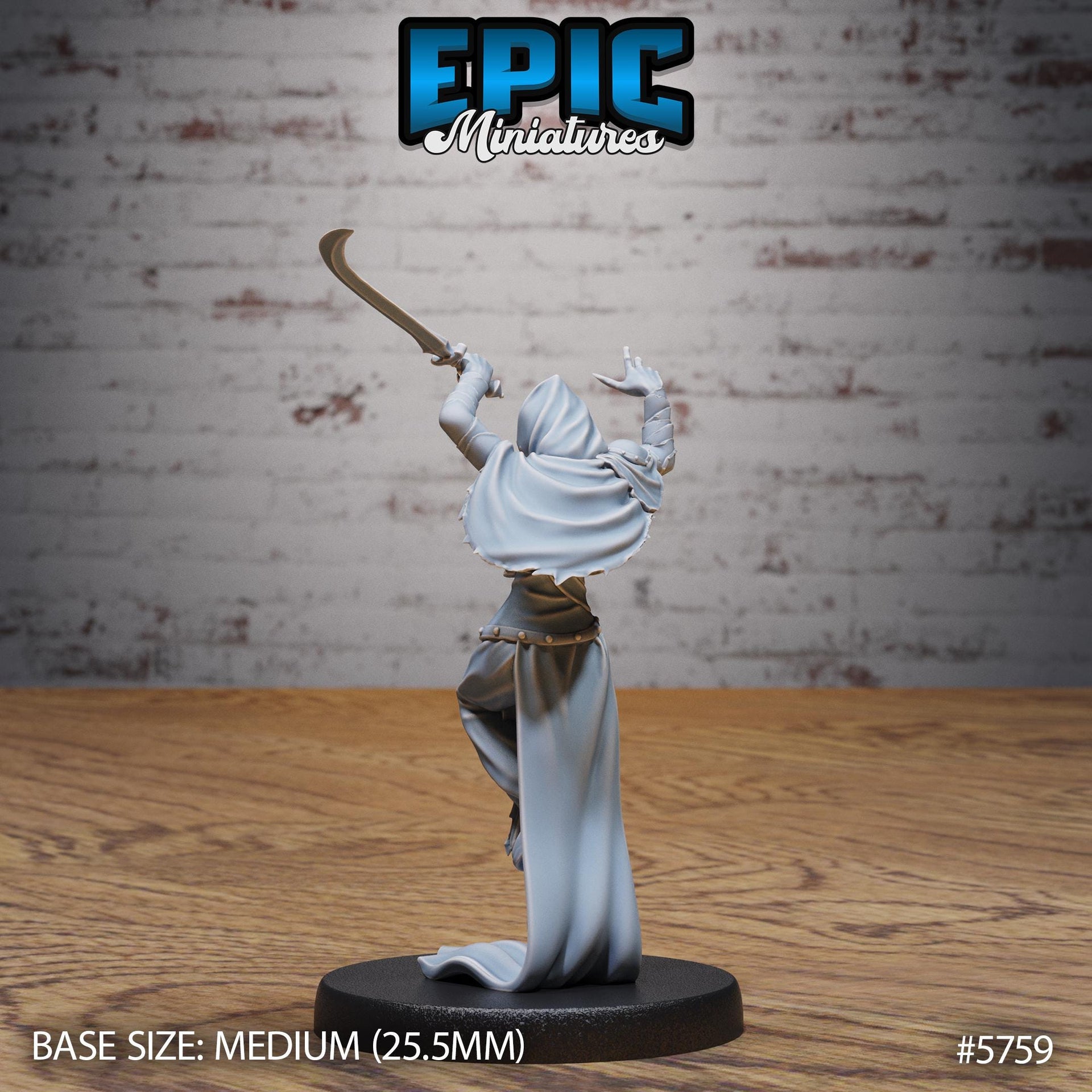 Death Assassin - Epic Miniatures | Cultist Circle | 28mm and 32mm | Wargaming | DnD | Tabletop Roleplaying