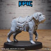 Mastiff War Dog - Epic Miniatures | Cultist Circle | 28mm and 32mm | Wargaming | DnD | Tabletop Roleplaying