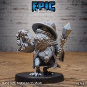 Frog Wizard - Epic Miniatures | Cultist Circle | 28mm and 32mm | Wargaming | DnD | Tabletop Roleplaying