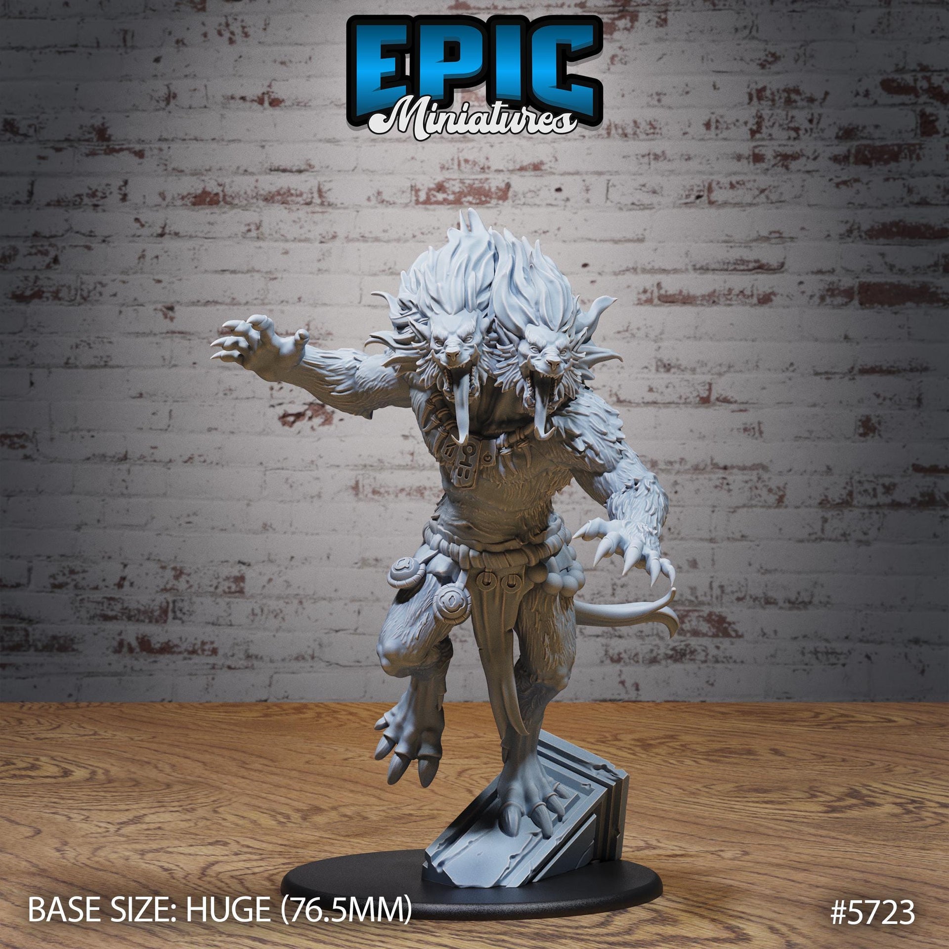 Abyssal Demon Lord - Epic Miniatures | Cultist Circle | 28mm and 32mm | Wargaming | DnD | Tabletop Roleplaying