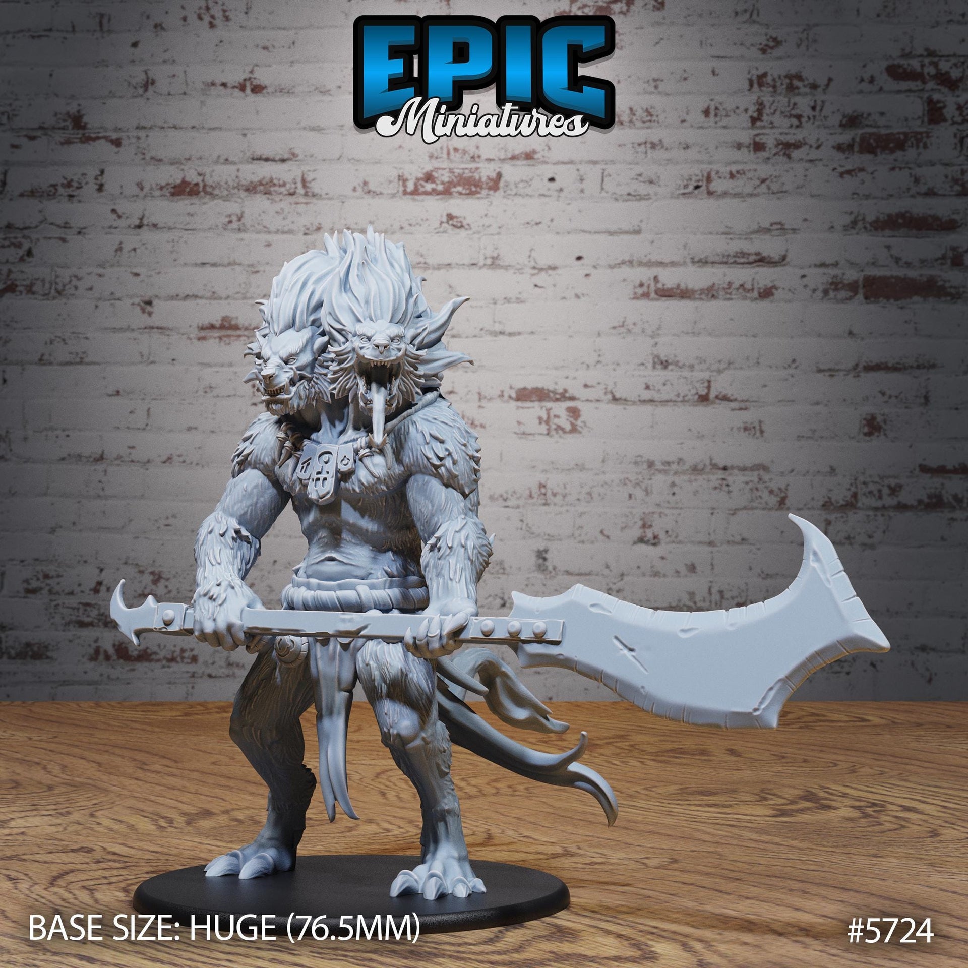 Abyssal Demon Lord - Epic Miniatures | Cultist Circle | 28mm and 32mm | Wargaming | DnD | Tabletop Roleplaying