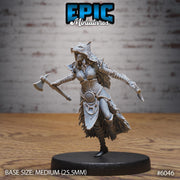 Wolf Spirit Huntress - Epic Miniatures | Native Magic | 28mm and 32mm | Wargaming | DnD | Tabletop Roleplaying
