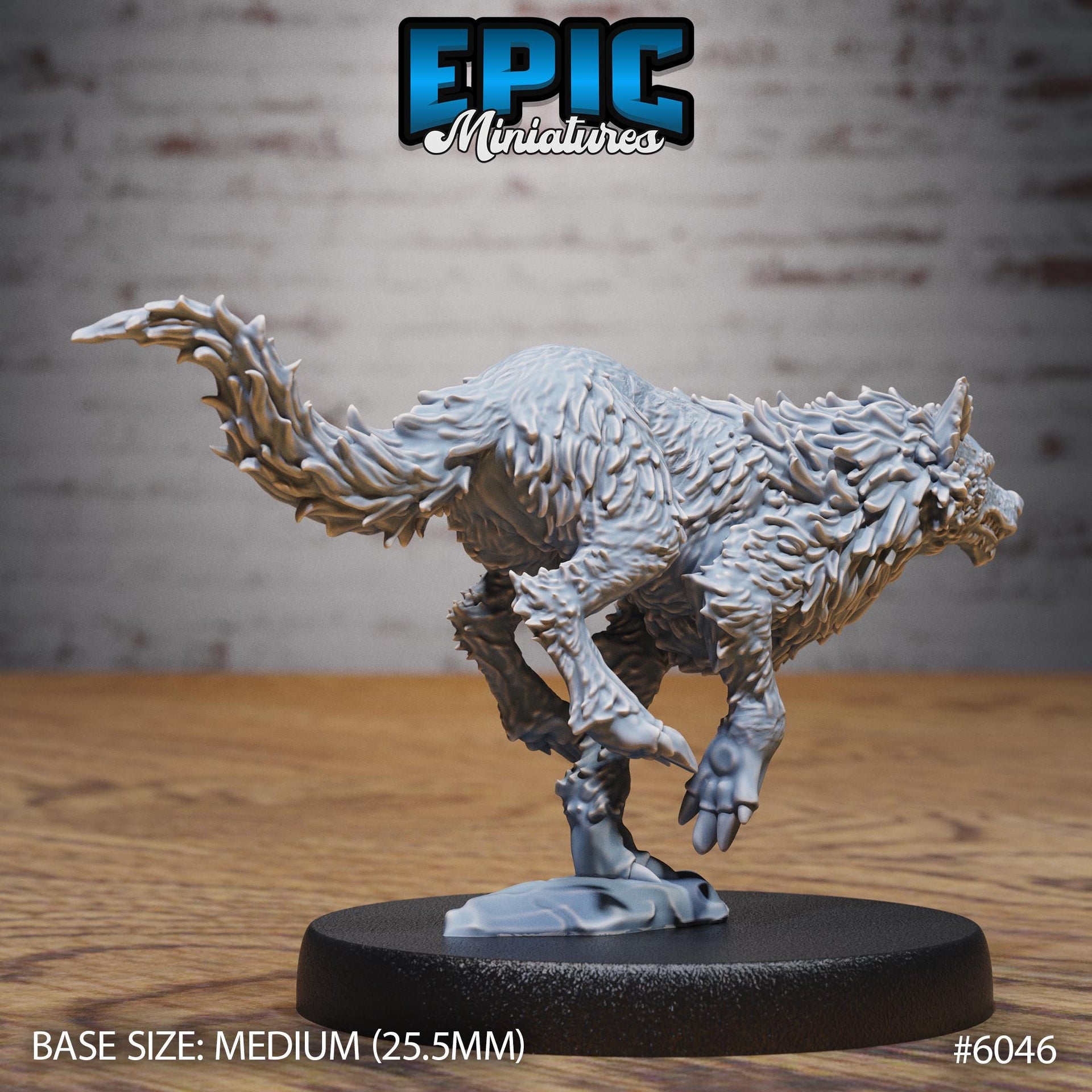 Wolf Spirit Huntress - Epic Miniatures | Native Magic | 28mm and 32mm | Wargaming | DnD | Tabletop Roleplaying