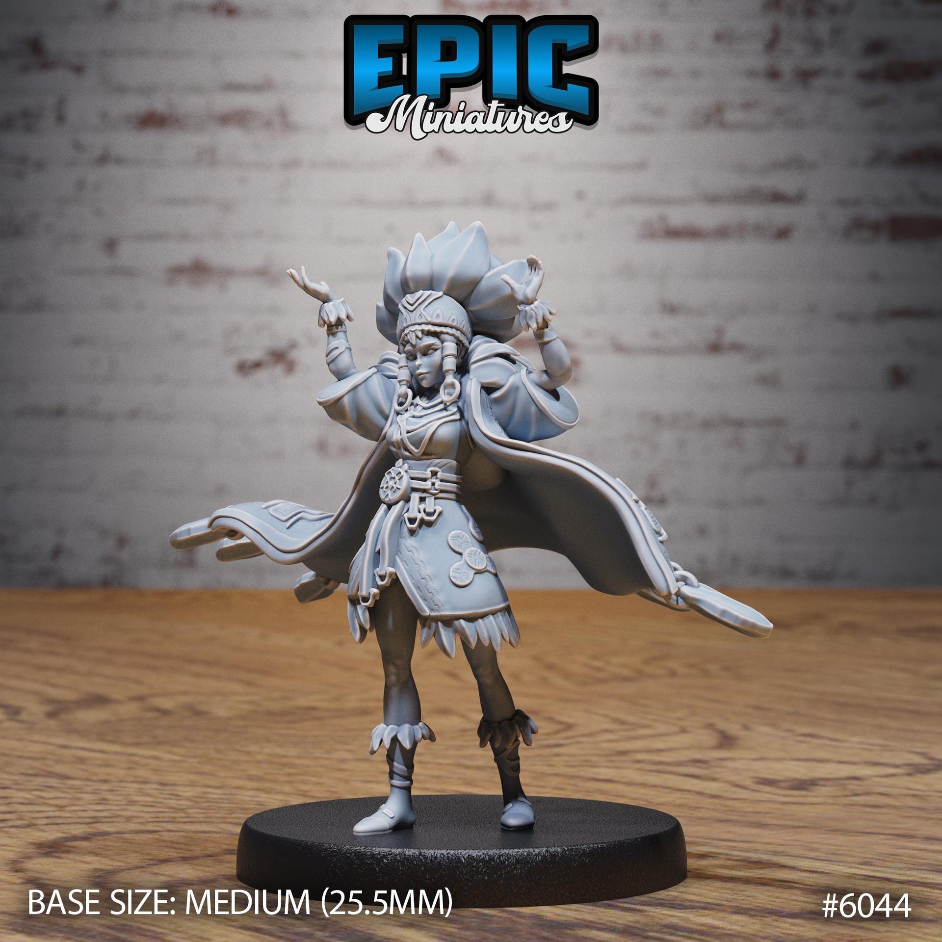 Native Princess - Epic Miniatures | Native Magic | 28mm and 32mm | Wargaming | DnD | Tabletop Roleplaying