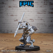 Young Gnoll - Epic Miniatures | Native Magic | 28mm and 32mm | Wargaming | DnD | Tabletop Roleplaying