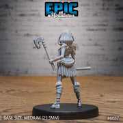 Native Girl - Epic Miniatures | Native Magic | 28mm and 32mm | Wargaming | DnD | Tabletop Roleplaying