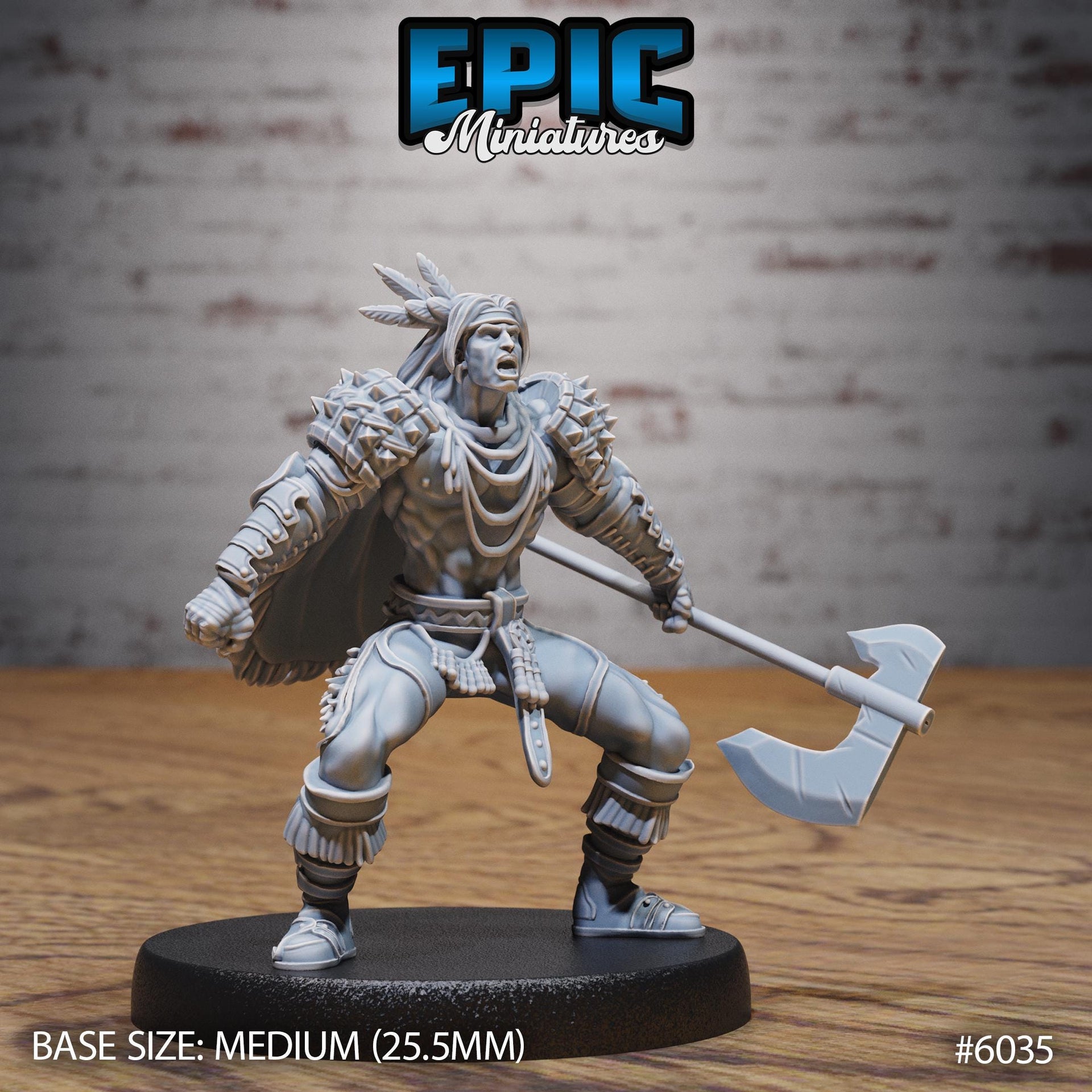 Native Adventurer - Epic Miniatures | Native Magic | 28mm and 32mm | Wargaming | DnD | Tabletop Roleplaying
