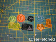 Netrunner Token Set (84 Tokens) | 28mm and 32mm | Wargaming | DnD | Tabletop Roleplaying