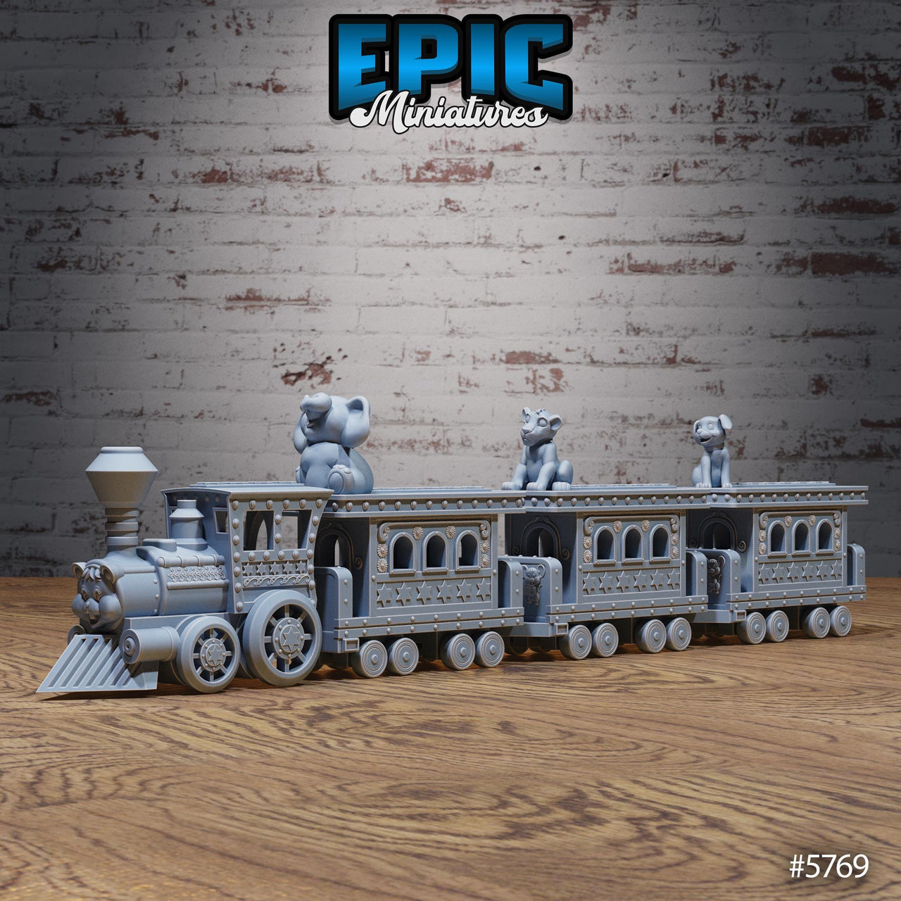 Train Ride - Epic Miniatures | Grand Carnival | 28mm and 32mm | Wargaming | DnD | Tabletop Roleplaying