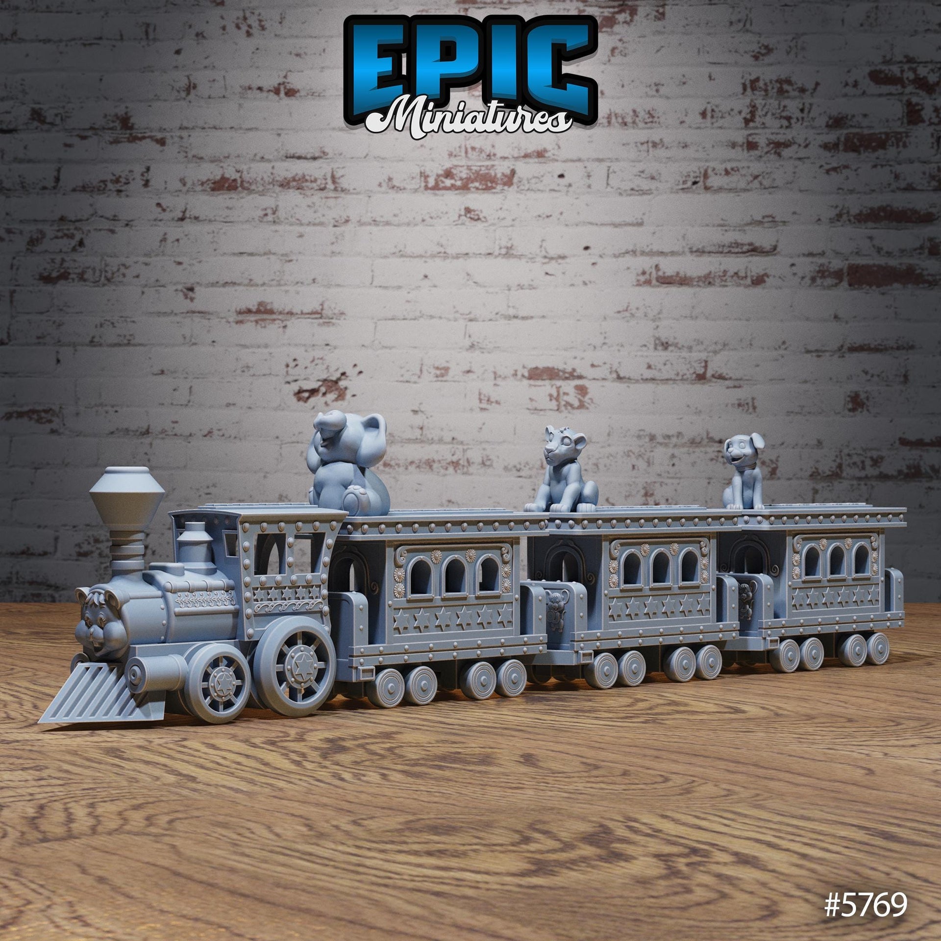 Train Ride - Epic Miniatures | Grand Carnival | 28mm and 32mm | Wargaming | DnD | Tabletop Roleplaying