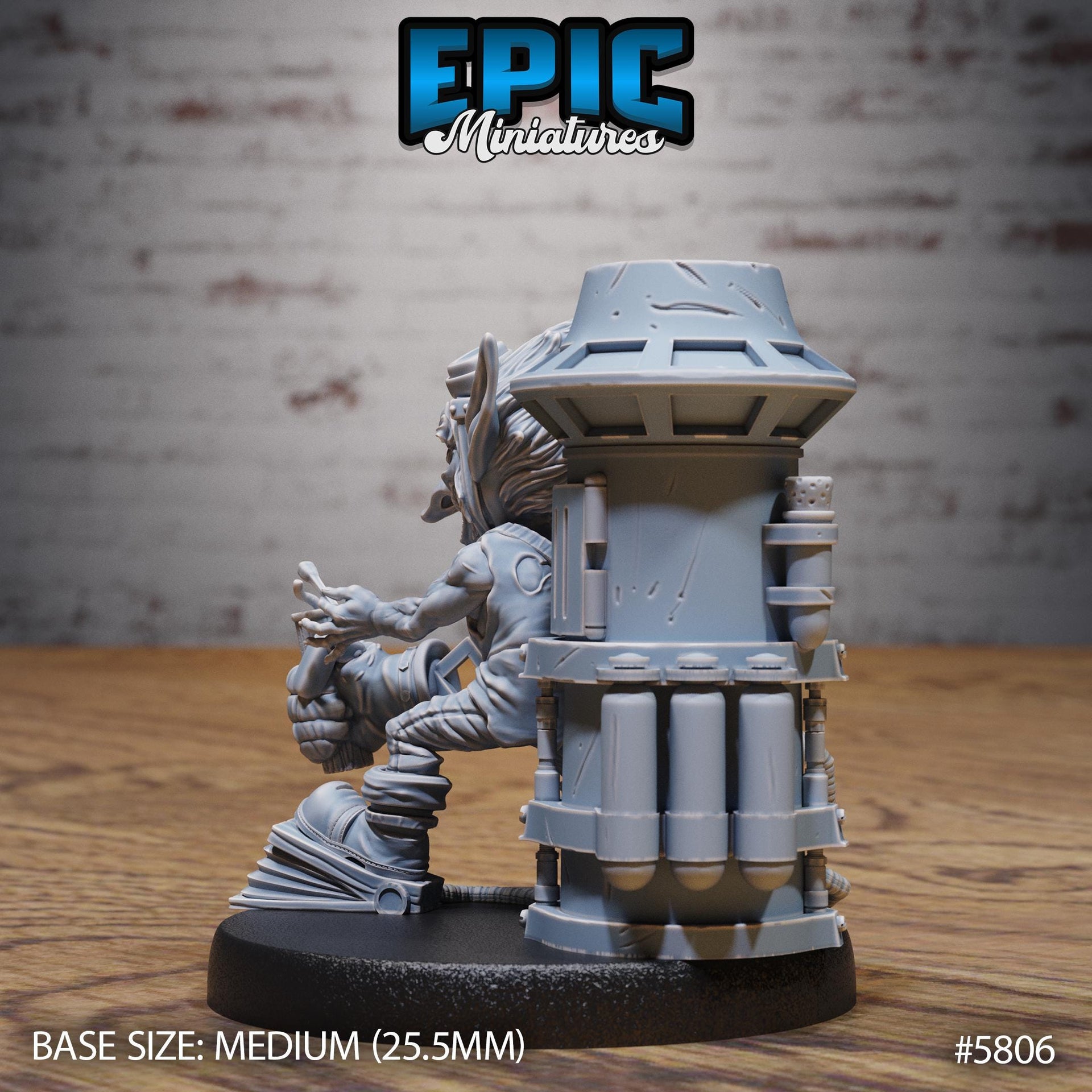 Goblin Tinkerer - Epic Miniatures | Grand Carnival | 28mm and 32mm | Wargaming | DnD | Tabletop Roleplaying