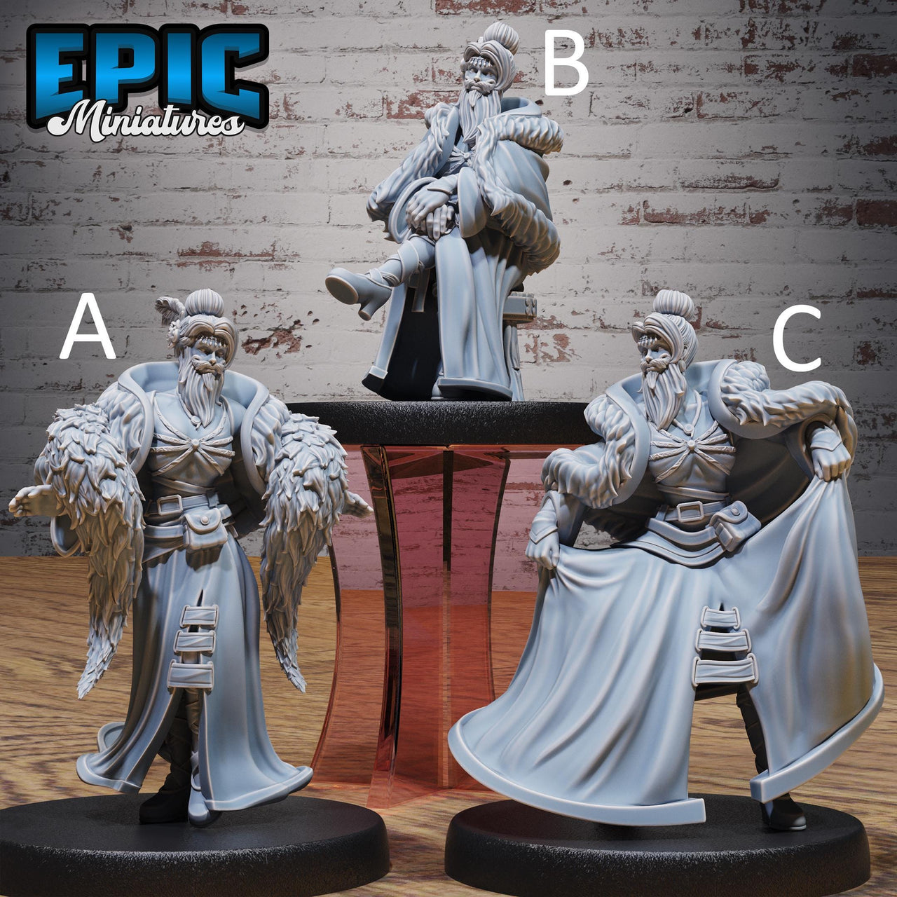 Bearded Lady - Epic Miniatures | Grand Carnival | 28mm and 32mm | Wargaming | DnD | Tabletop Roleplaying