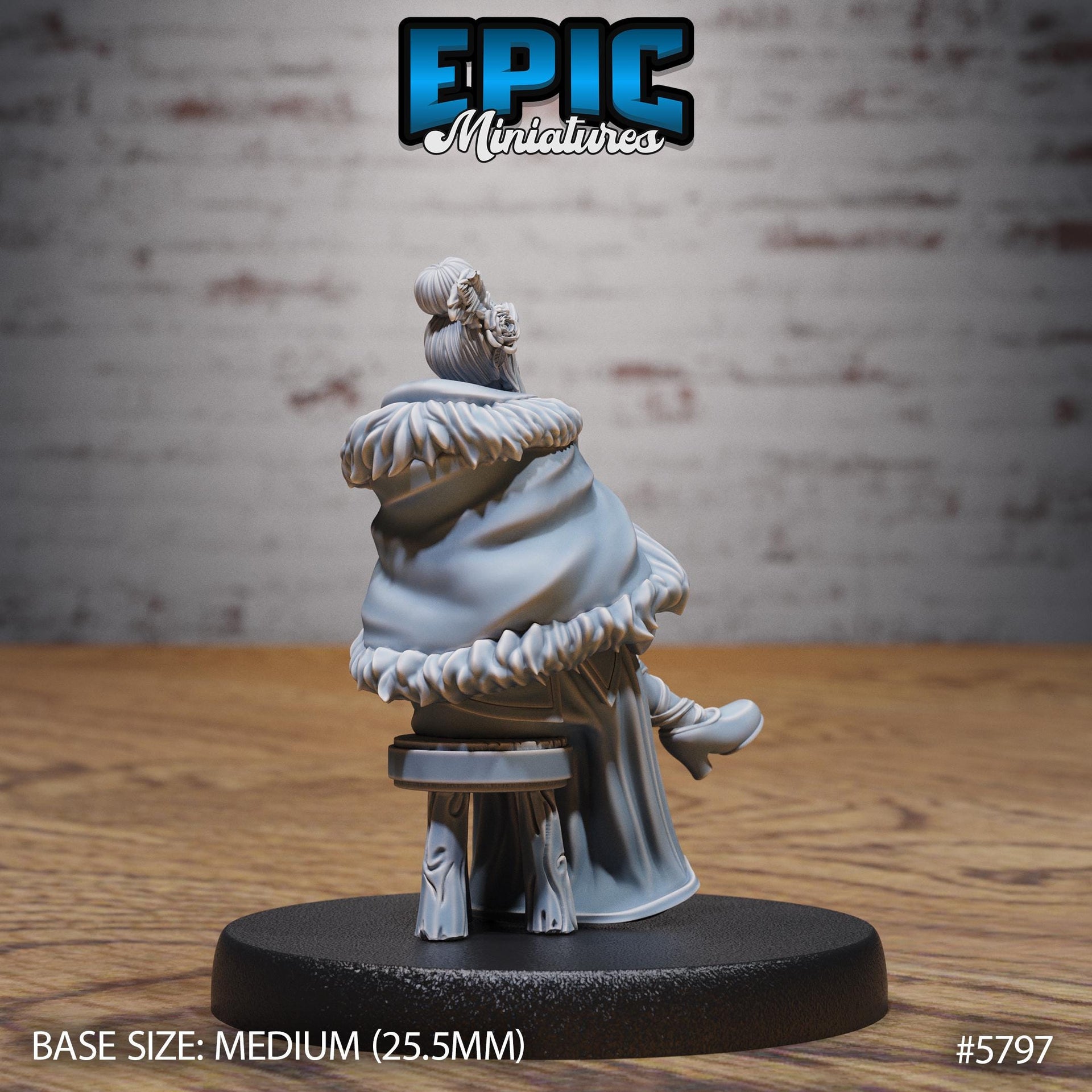 Bearded Lady - Epic Miniatures | Grand Carnival | 28mm and 32mm | Wargaming | DnD | Tabletop Roleplaying