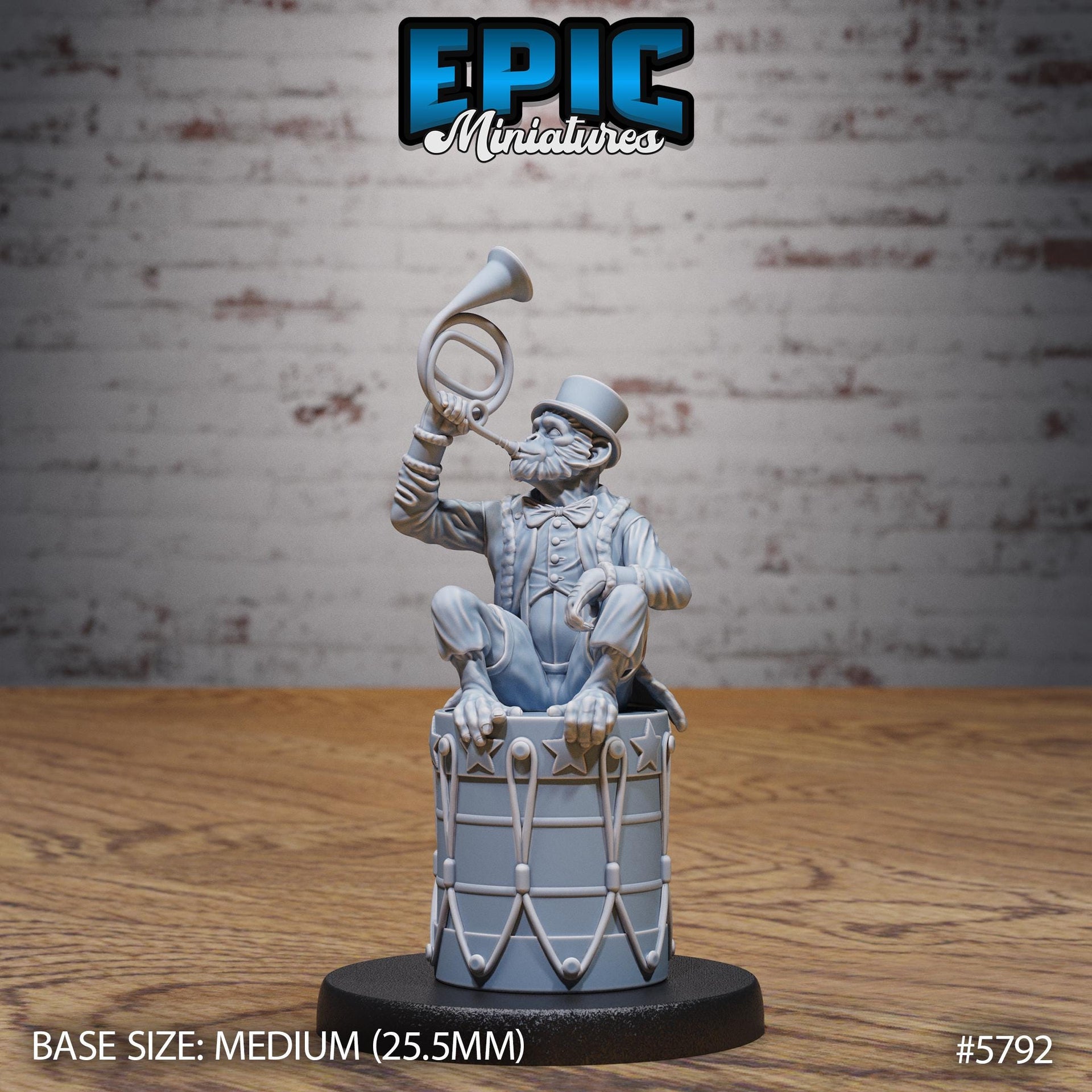 Monkey Director - Epic Miniatures | Grand Carnival | 28mm and 32mm | Wargaming | DnD | Tabletop Roleplaying