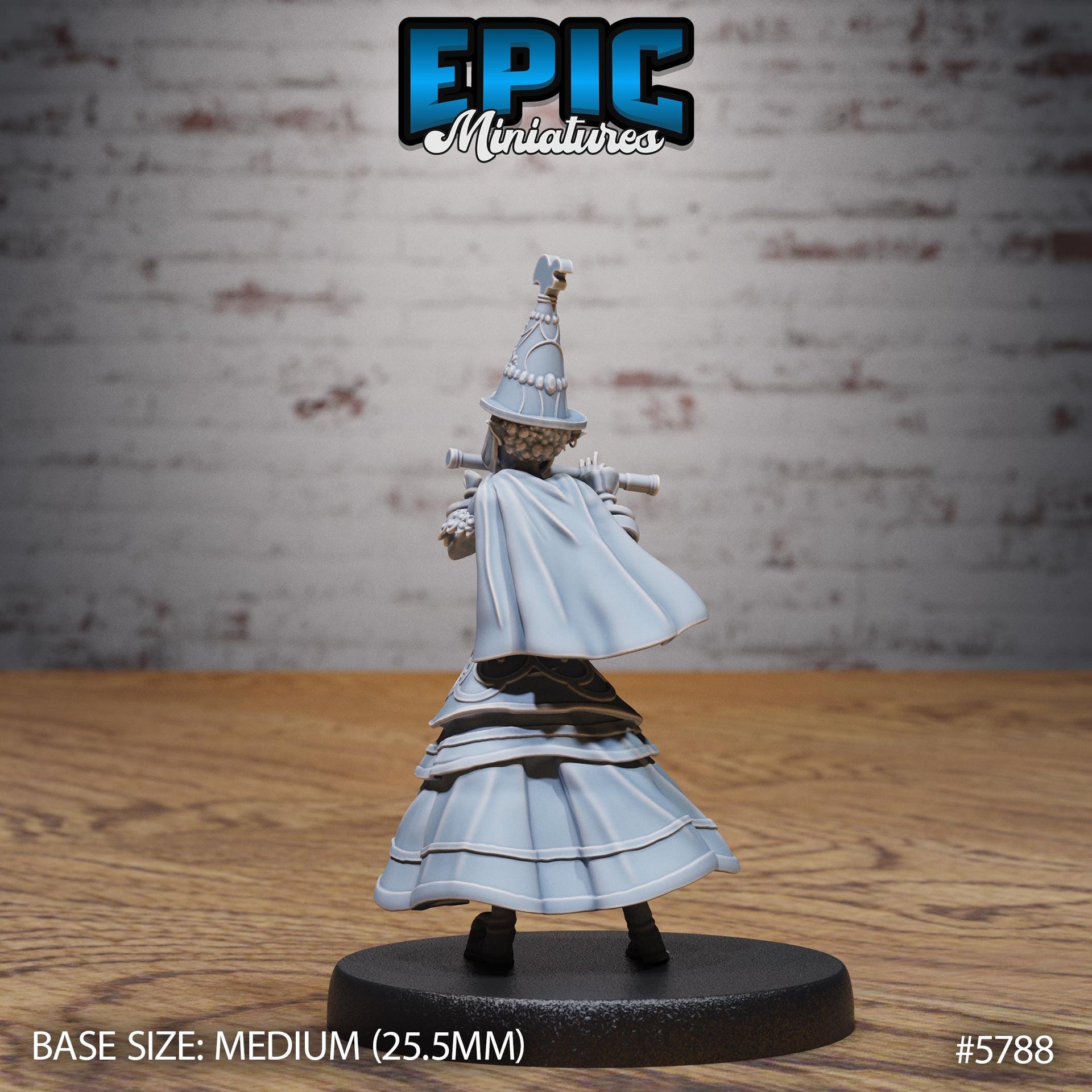 Half Elf Bard - Epic Miniatures | Grand Carnival | 28mm and 32mm | Wargaming | DnD | Tabletop Roleplaying