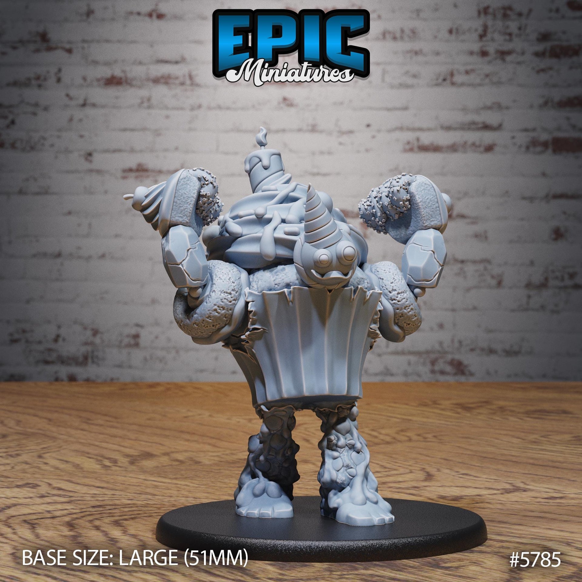 Mr Sweets Candy Golem - Epic Miniatures | Grand Carnival | 28mm and 32mm | Wargaming | DnD | Tabletop Roleplaying